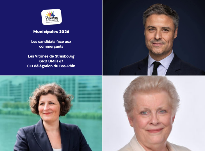 Les Vitrines de Strasbourg et l&rsquo;UMIH 67 rencontrent les candidats des municipales