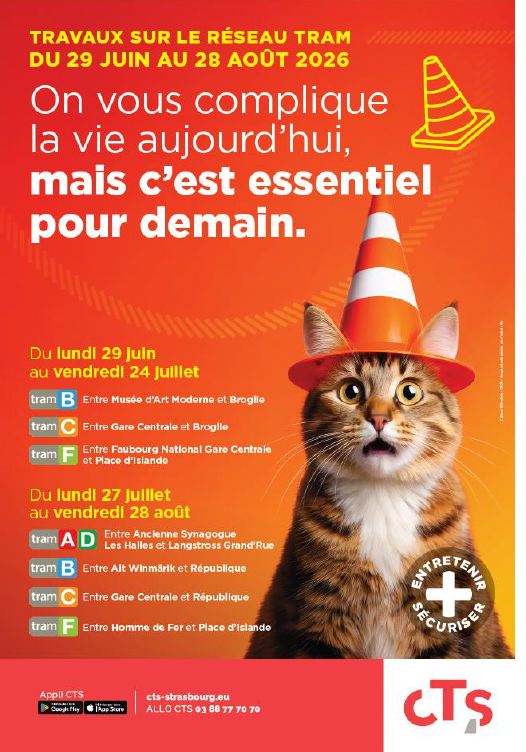 La CTS va démarrer ses travaux d&rsquo;été : ce qu&rsquo;il faut savoir